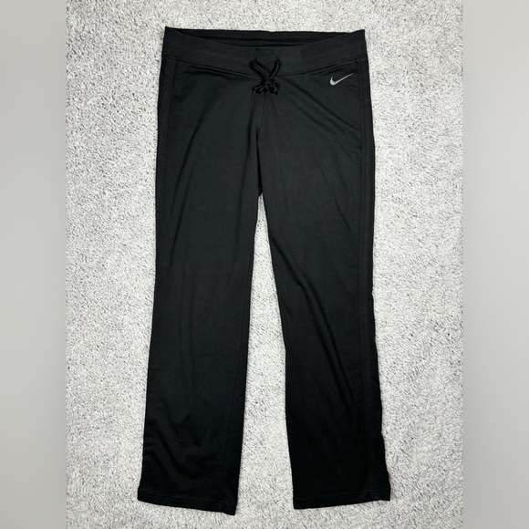 Nike Pants Womens Large Stretch Loungewear Activewear Athleisure Wide Leg Casual - Picture 1 of 4